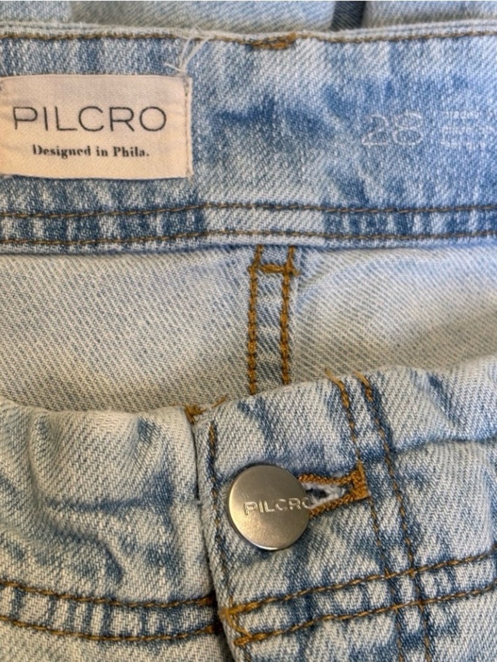 Anthropologie Pilcro The Adi Frayed Hem Jeans In Safie Size 28 - Picture 4 of 11